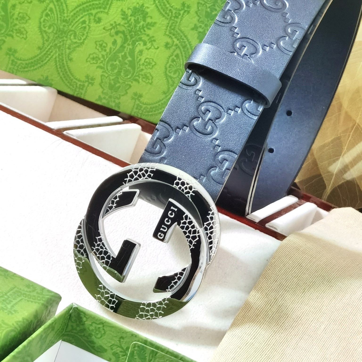  🆕Gucci㊣品质之选 4.0cm 进口头层牛🐂皮  纯钢五金扣头，纯原 渠道货！