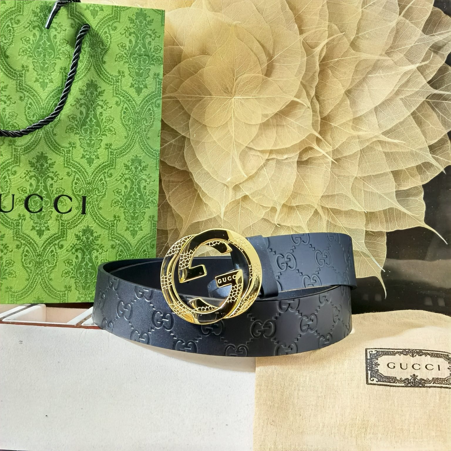  🆕Gucci㊣品质之选 4.0cm 进口头层牛🐂皮  纯钢五金扣头，纯原 渠道货！