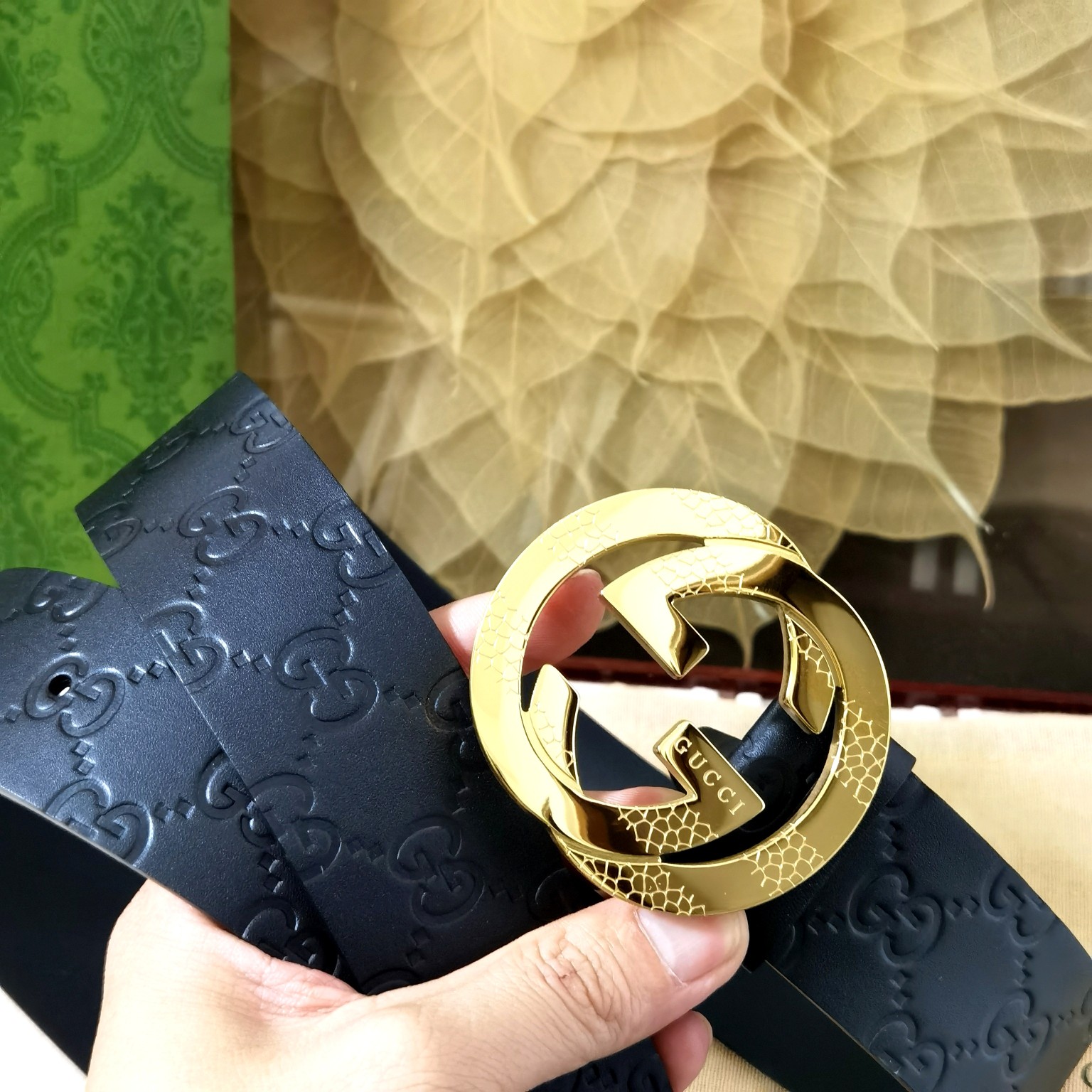  🆕Gucci㊣品质之选 4.0cm 进口头层牛🐂皮  纯钢五金扣头，纯原 渠道货！