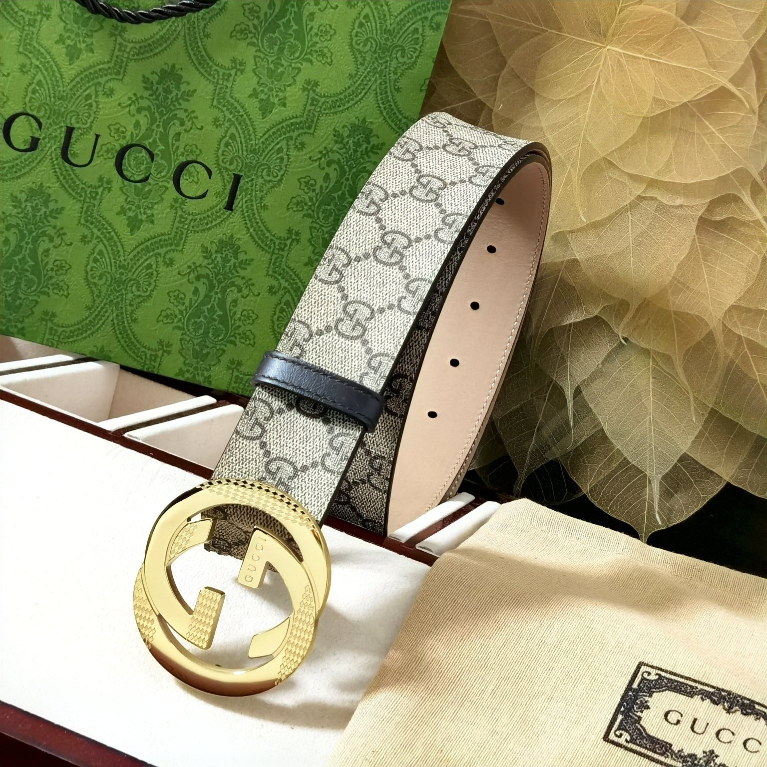 GUCCi古琦男士宽度4.0CM原单