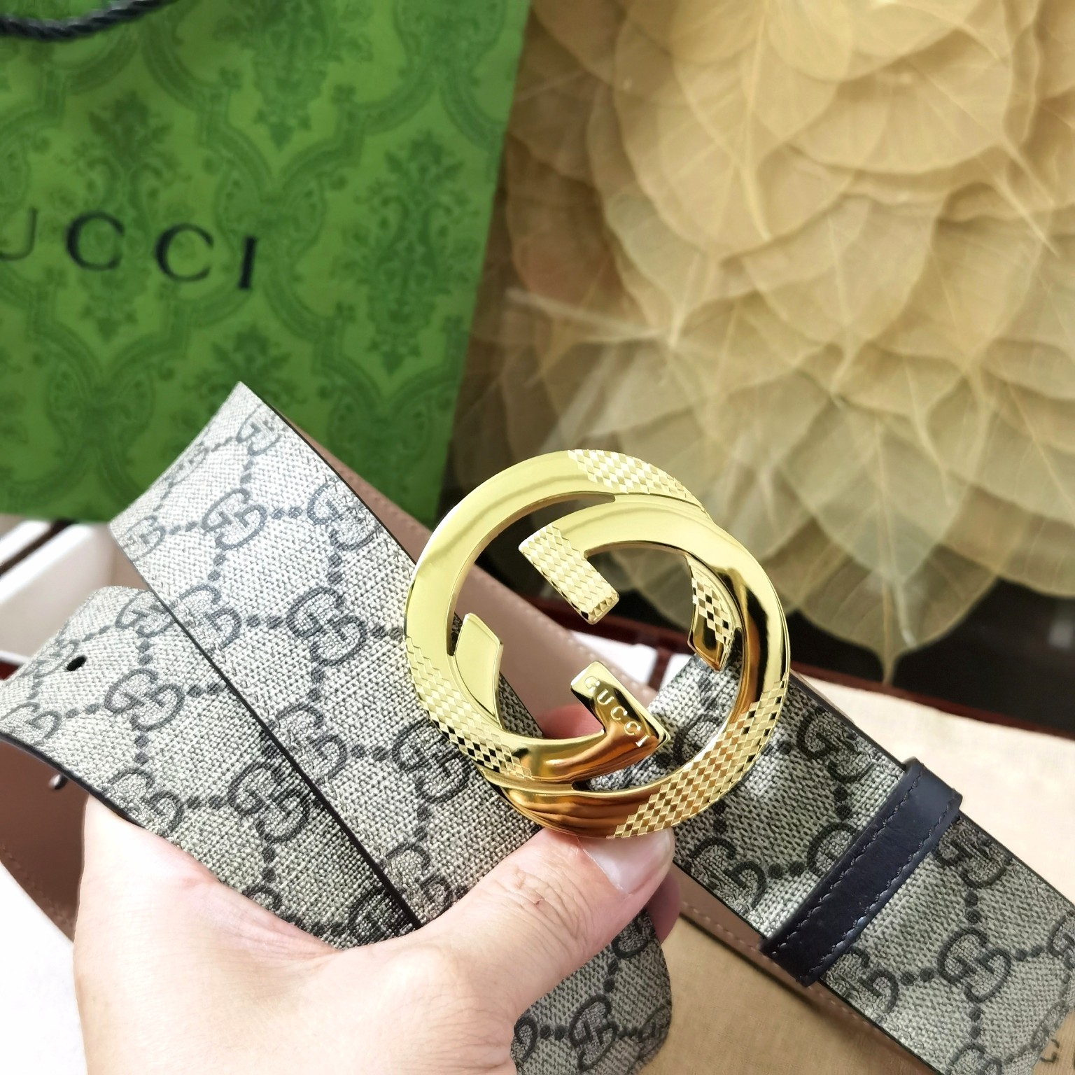 GUCCi古琦男士宽度4.0CM原单