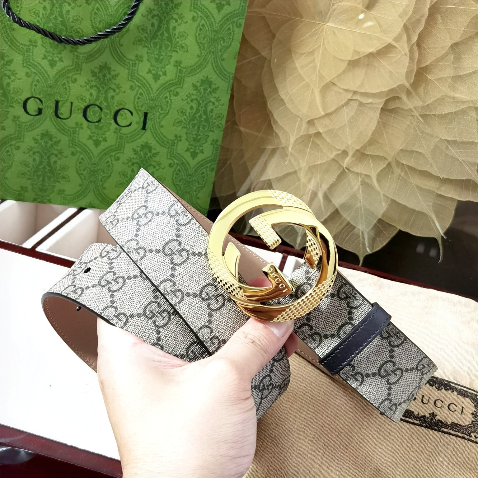 GUCCi古琦男士宽度4.0CM原单