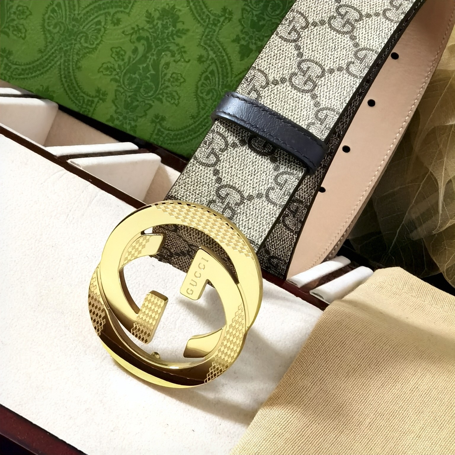 GUCCi古琦男士宽度4.0CM原单