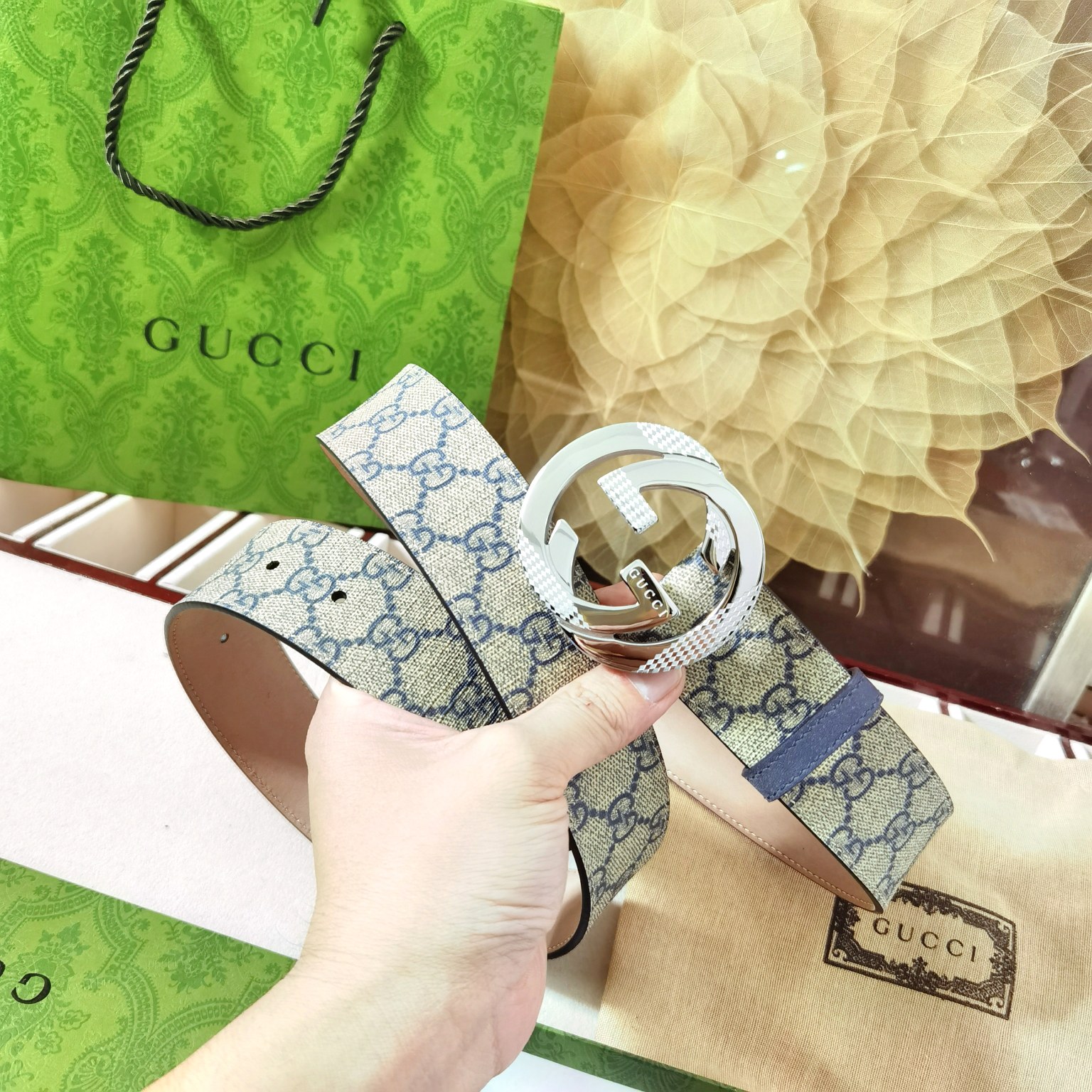 GUCCi古琦男士宽度4.0CM原单