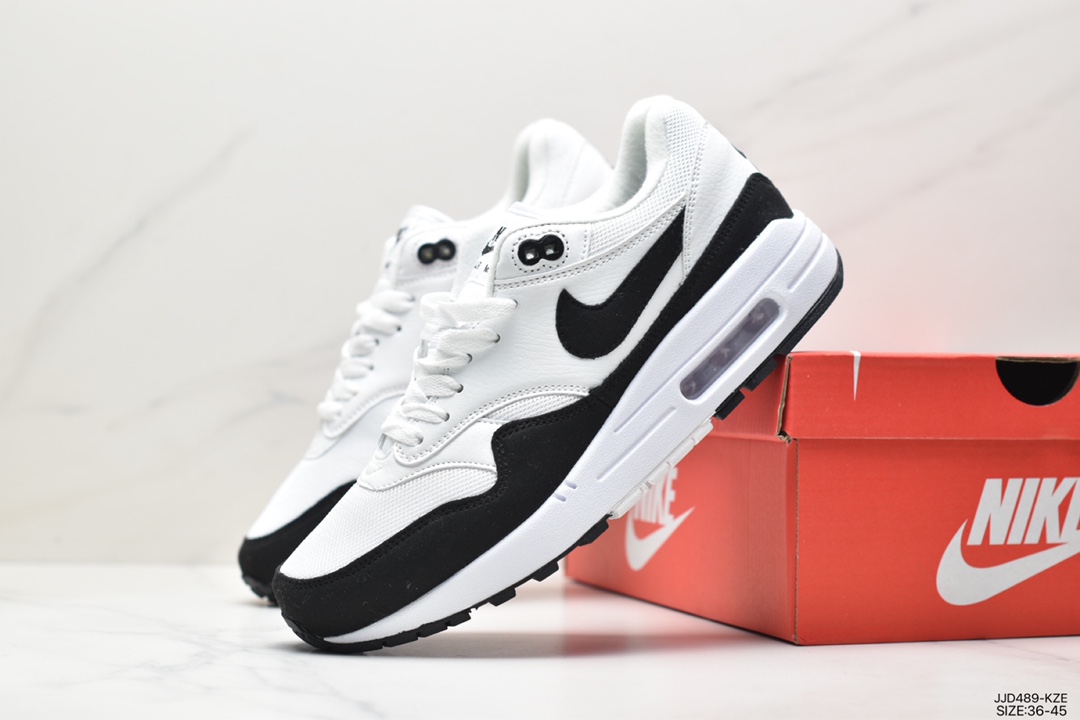 Nike Air Max 1 ”Crepe Hemp” first generation retro air cushion all-match casual sports jogging shoes