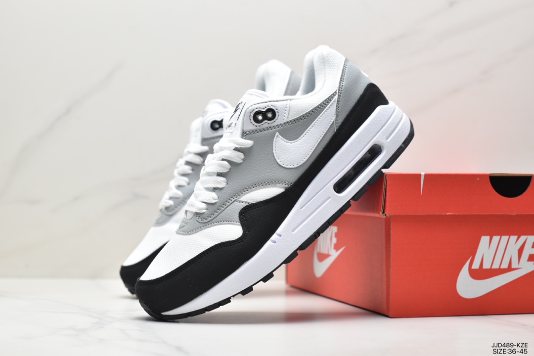 Nike Air Max 1 ”Crepe Hemp” first generation retro air cushion all-match casual sports jogging shoes