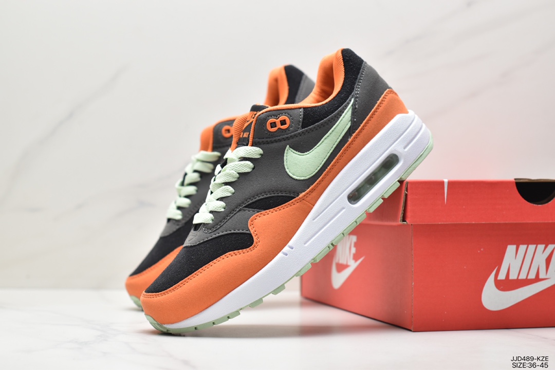 Nike Air Max 1 ”Crepe Hemp” first generation retro air cushion all-match casual sports jogging shoes