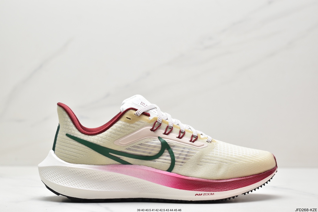 耐克Nike Air Zoom Pegasus 39登月39 网面透气跑步鞋 FB7161-231