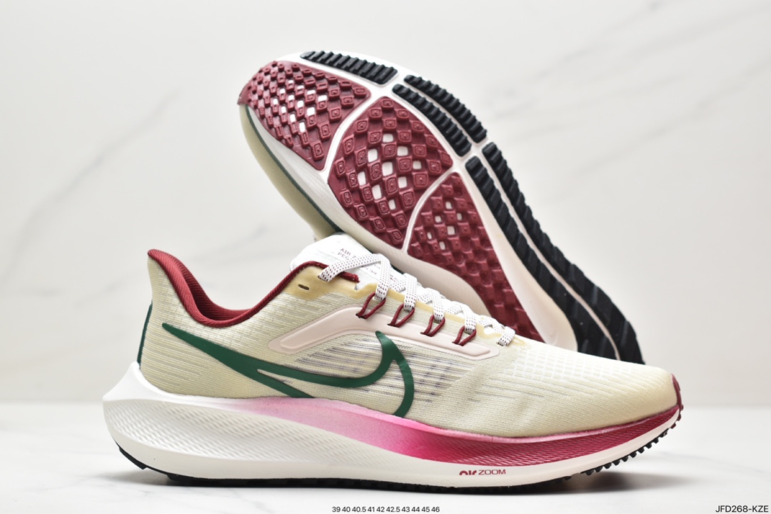耐克Nike Air Zoom Pegasus 39登月39 网面透气跑步鞋 FB7161-231