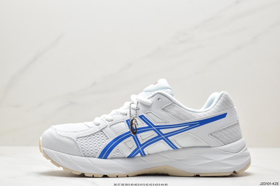 Asics/ Breathable mesh upper with some synthetic leather