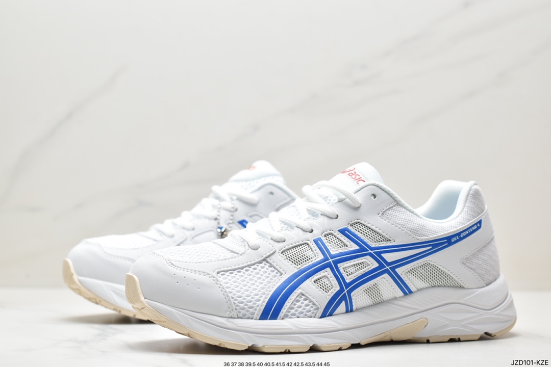 Asics/ Breathable mesh upper with some synthetic leather