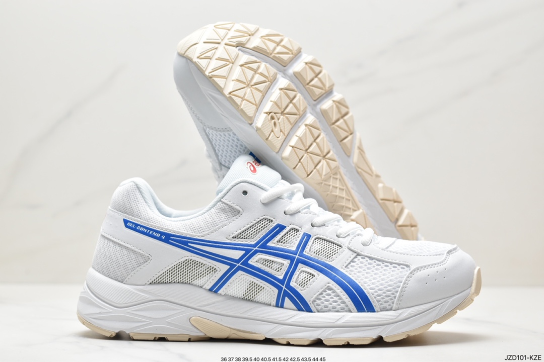 Asics/ Breathable mesh upper with some synthetic leather