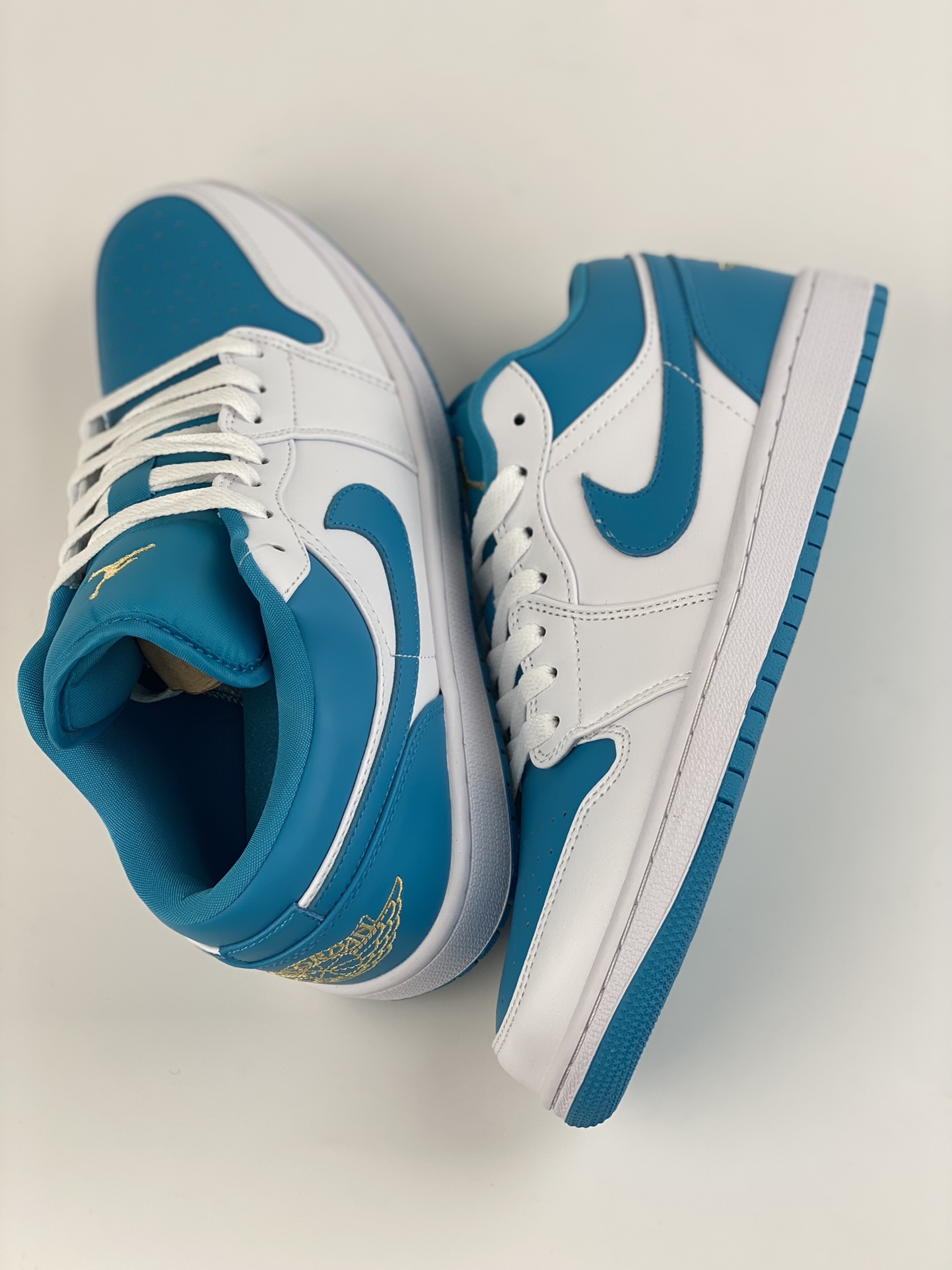 Air Jordan 1 Low blue and white toe AJ1 Joe 1 low-top casual shoes 553558-174