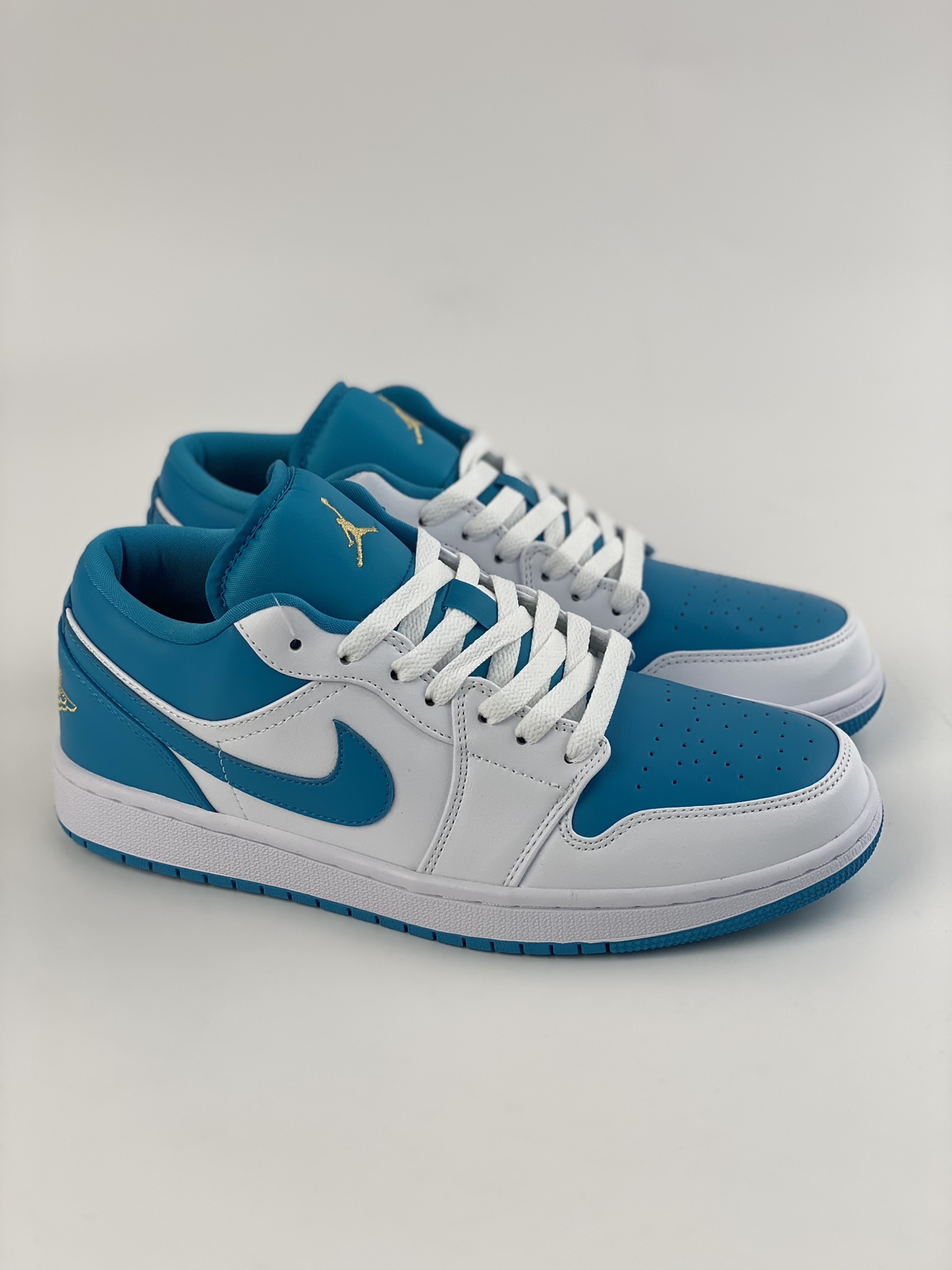 Air Jordan 1 Low blue and white toe AJ1 Joe 1 low-top casual shoes 553558-174