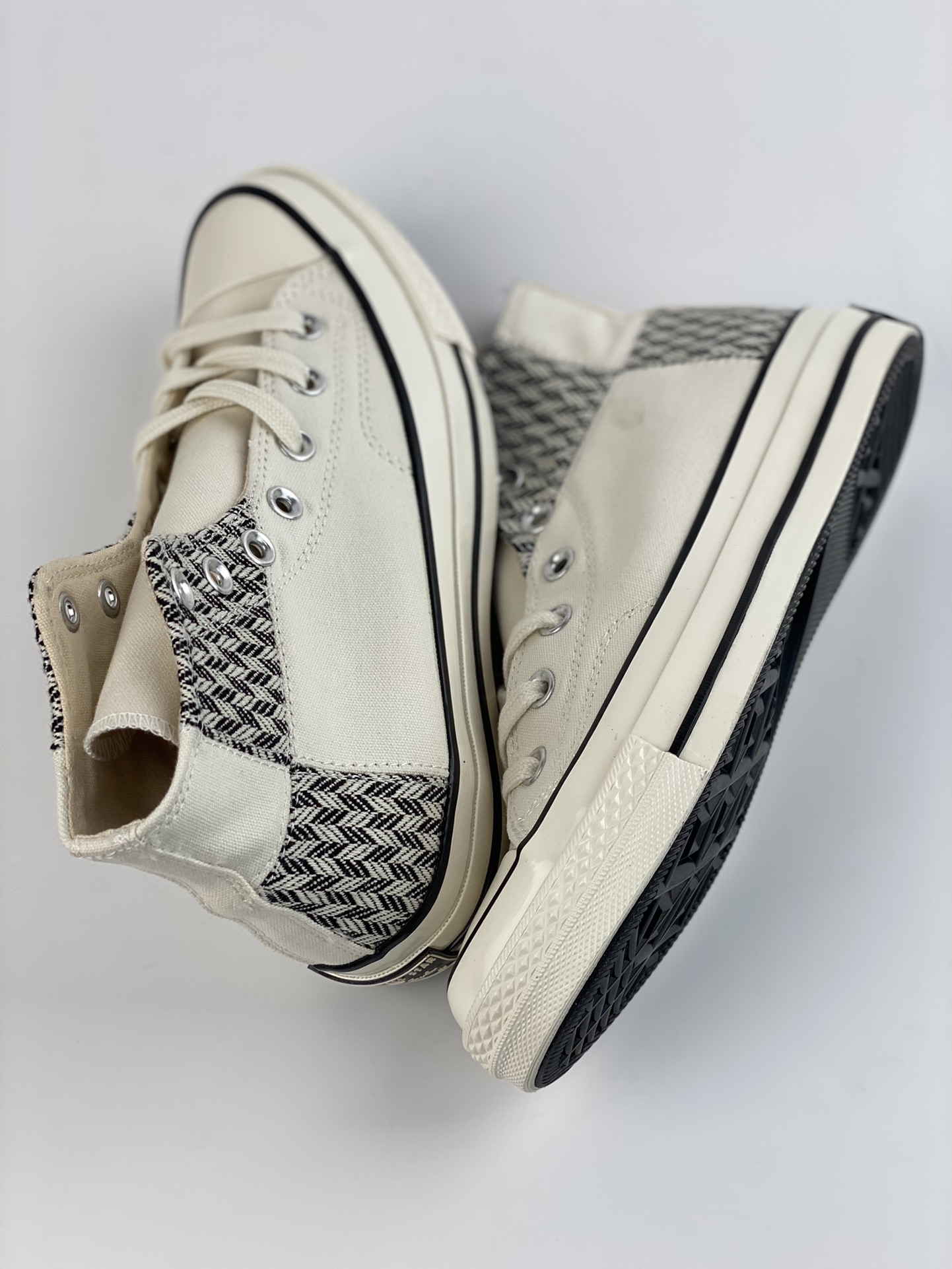 CONVERSEChuck 70s high-top woven stitching canvas shoes nostalgic retro casual shoes A03279C