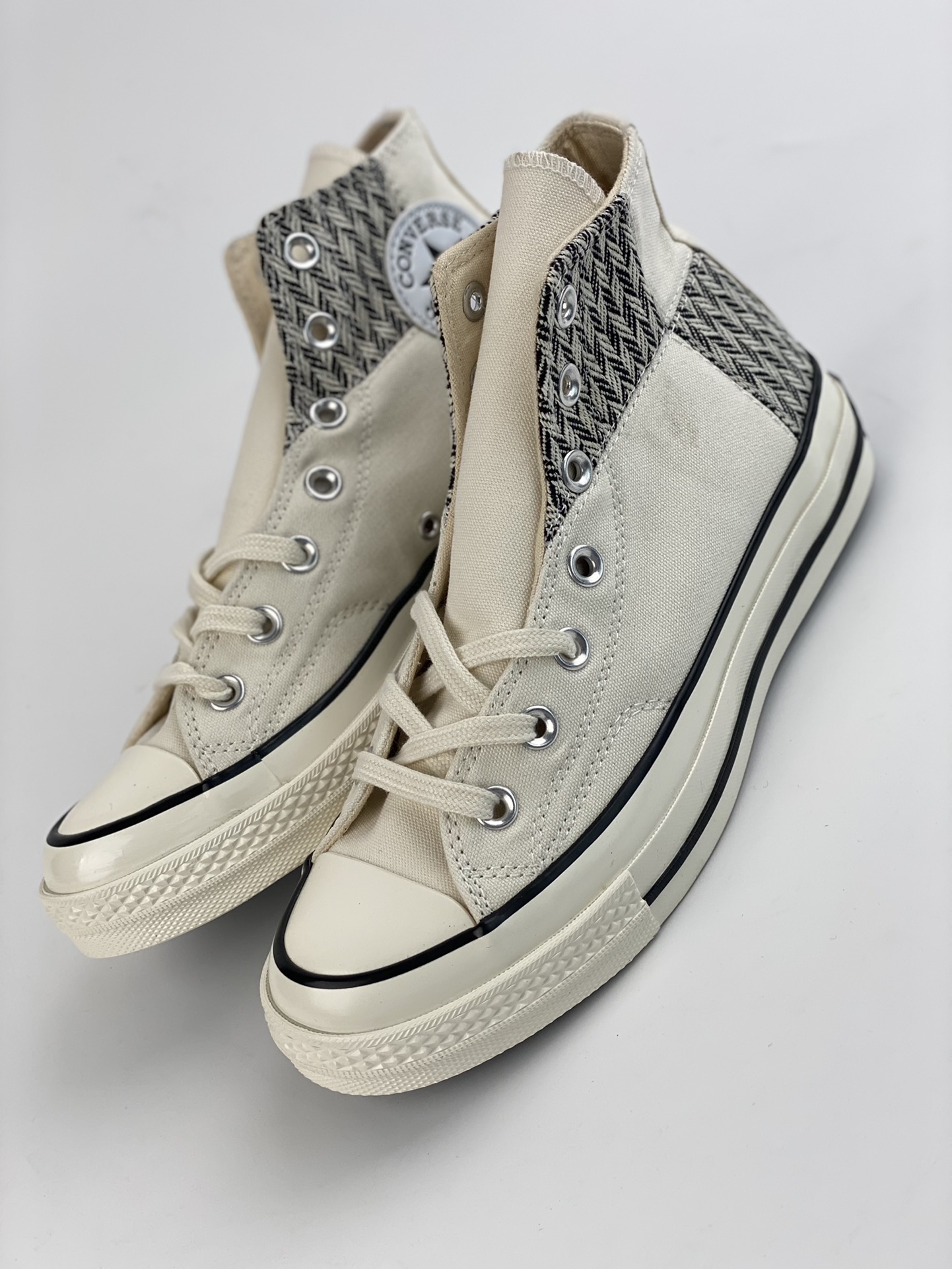 CONVERSEChuck 70s high-top woven stitching canvas shoes nostalgic retro casual shoes A03279C