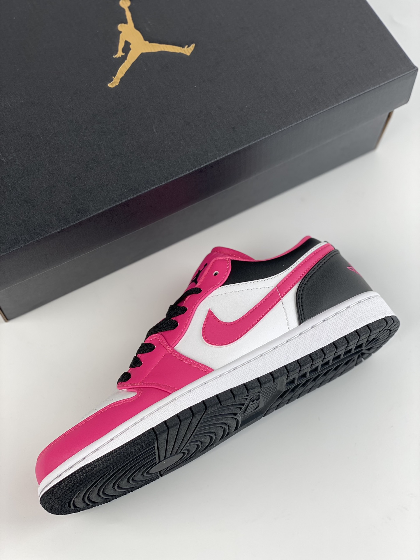 Air Jordan 1 Low White Pink Black AJ1 Joe 1 Low Top Casual Shoes DZ5365-601