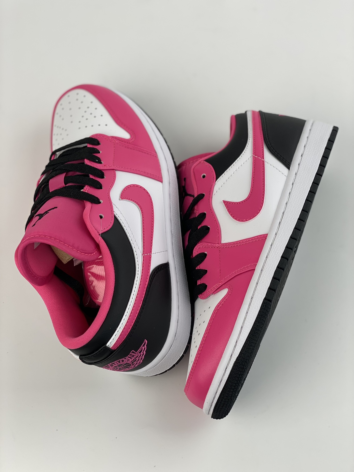 Air Jordan 1 Low White Pink Black AJ1 Joe 1 Low Top Casual Shoes DZ5365-601