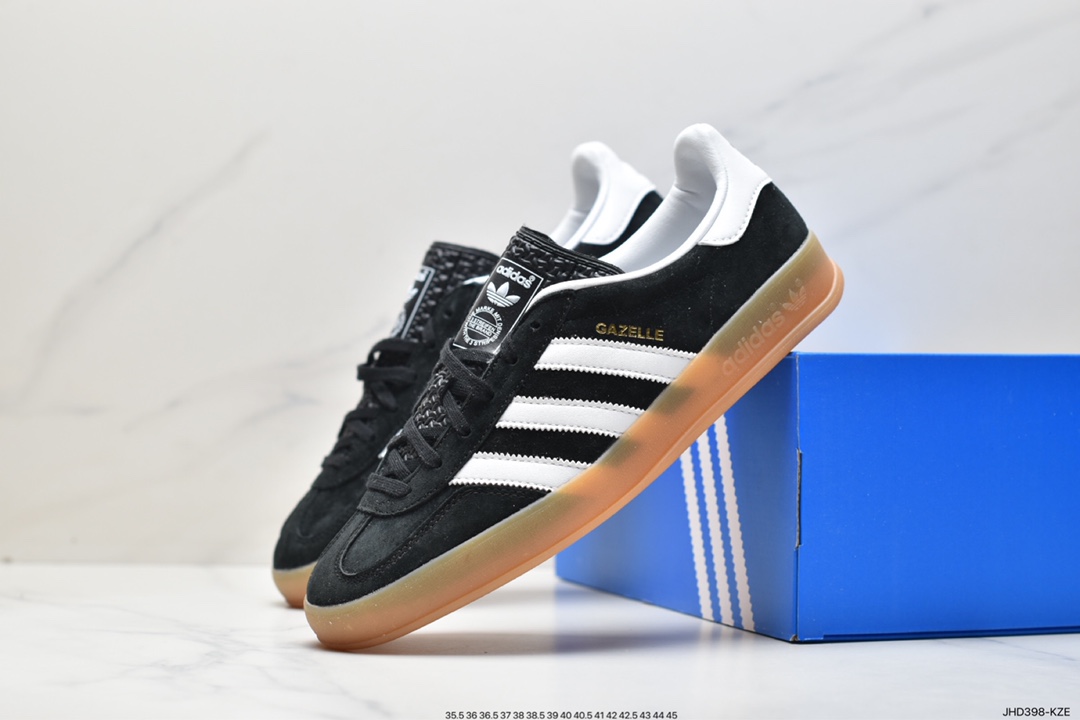 Adidas Originals Gazelle Indoor Clover Retro Casual Non-slip Wear-resistant Low-top Sneakers HO6259