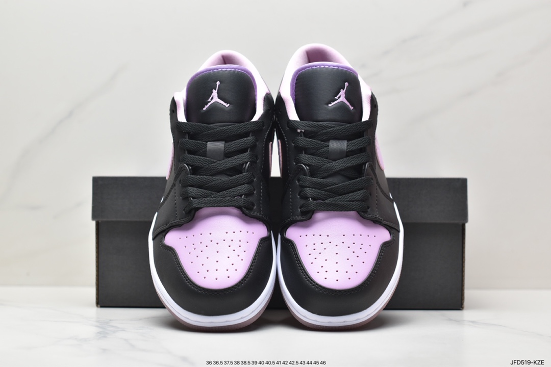 Air Jordan 1 Low Black Purple Toe AJ1 Joe 1 Low Top Casual Shoes DV1309-051