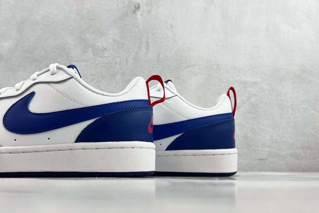 140 全新渠道特供 Nike Court Borough Low 2白蓝 BQ5448-113