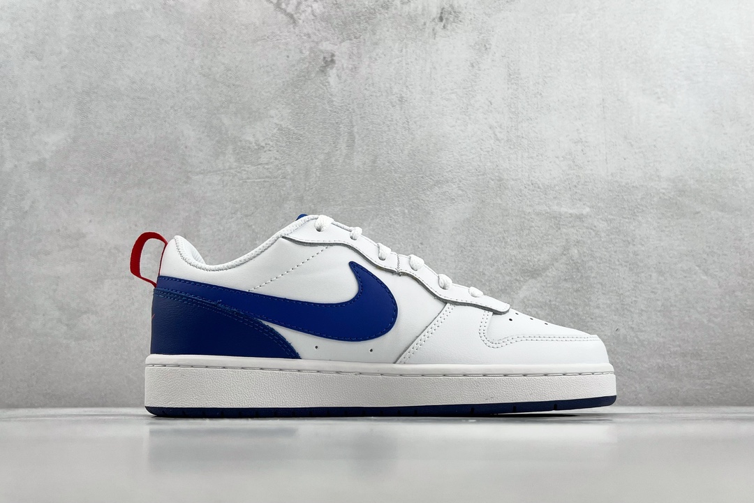 140 全新渠道特供 Nike Court Borough Low 2白蓝 BQ5448-113