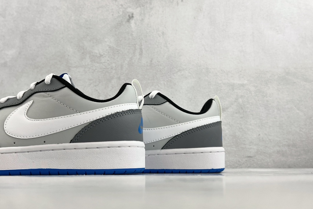140 全新渠道特供 Nike Court Borough Low 2 SE 灰白 BQ5448-019