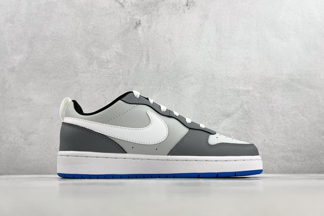 140 全新渠道特供 Nike Court Borough Low 2 SE 灰白 BQ5448-019