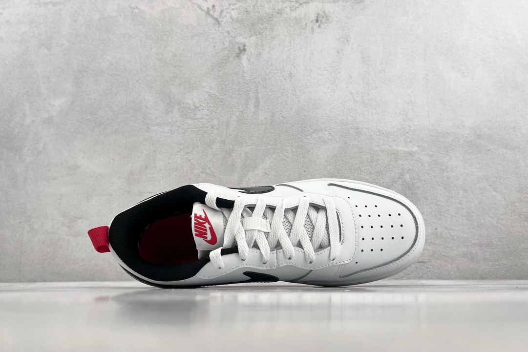 140 全新渠道特供 Nike Court Borough Low 2 SE GS白红色 DM0110-100