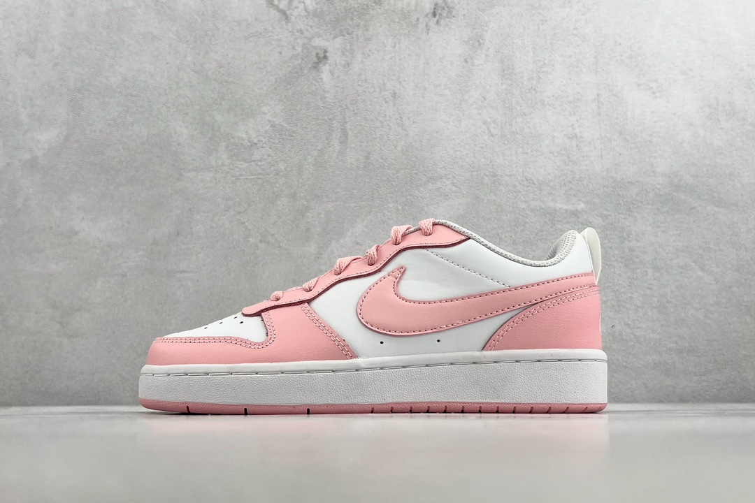 140 全新渠道特供 Nike Court Borough Low 2 FP白粉 DQ0492-100