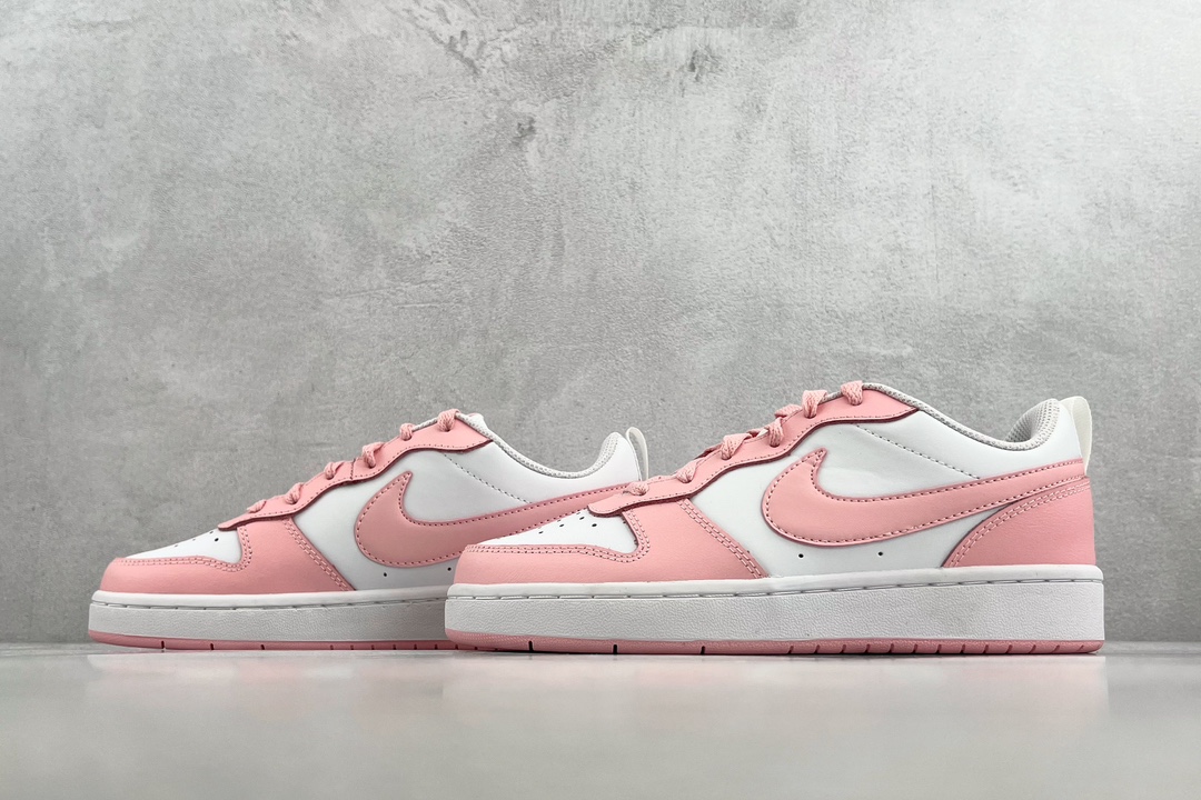 140 全新渠道特供 Nike Court Borough Low 2 FP白粉 DQ0492-100