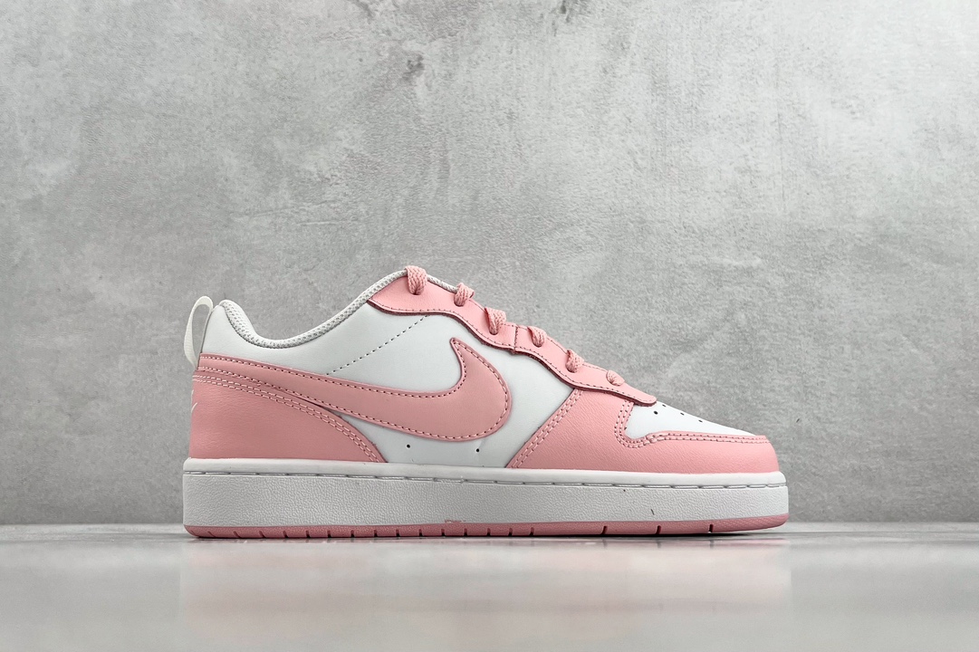 140 全新渠道特供 Nike Court Borough Low 2 FP白粉 DQ0492-100