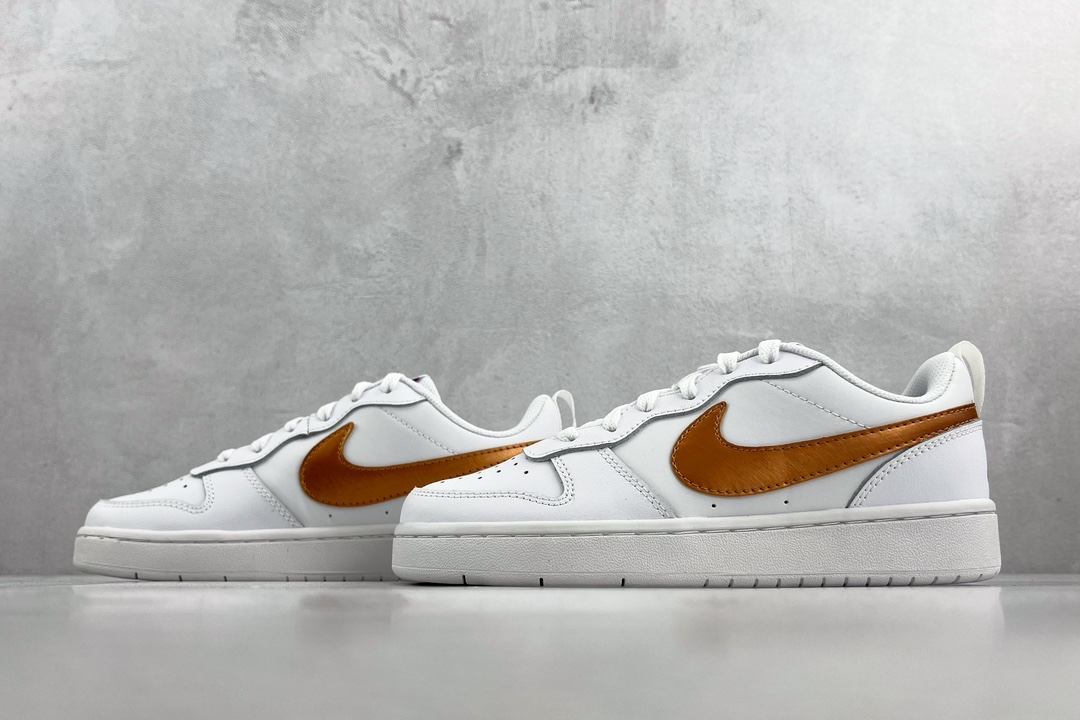 140 全新渠道特供 Nike Court Borough (GS) 白色 DQ5979-100