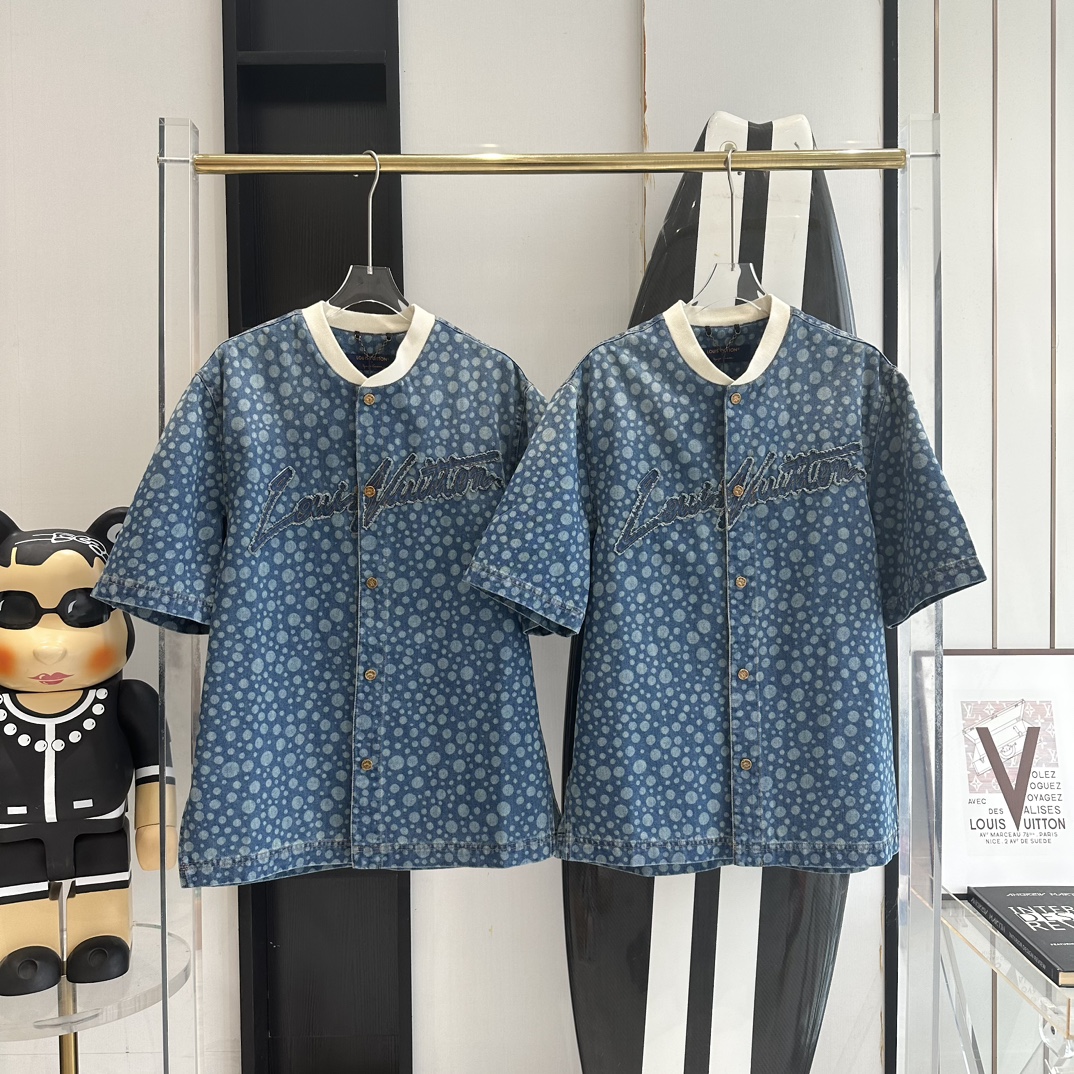 Louis Vuitton Clothing Shirts & Blouses Printing Unisex