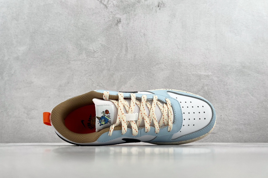 140 全新渠道特供 Nike Court Borough Low 2 GS 白蓝 DX6052-101