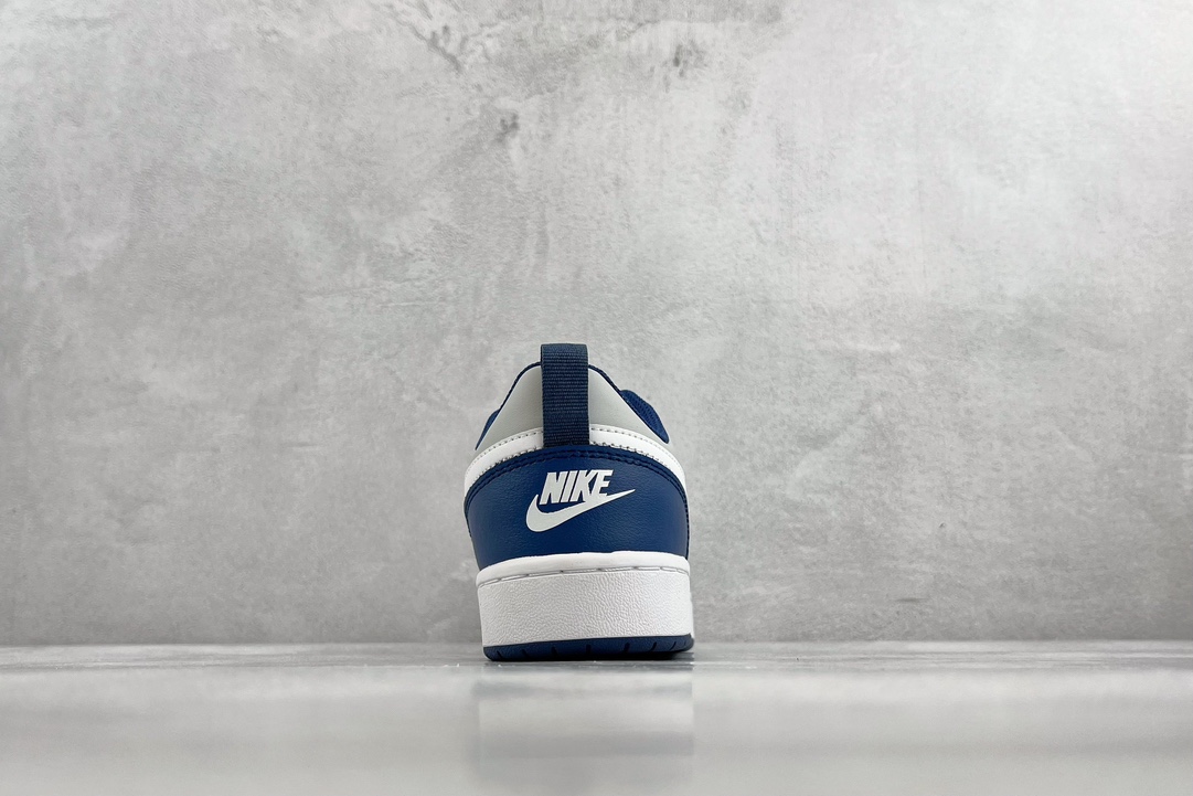 140 全新渠道特供 Nike Court Borough Low 2 GS 海军蓝 BQ5448-016