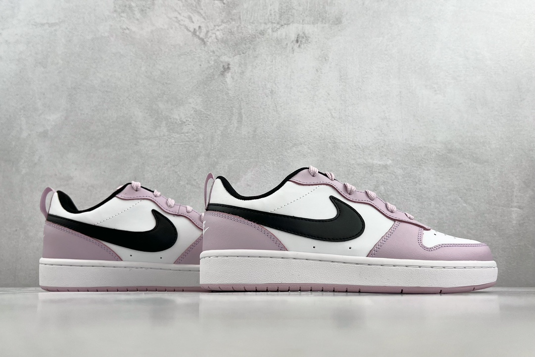 140 全新渠道特供 Nike Court Borough low 2樱花粉 BQ5448-005