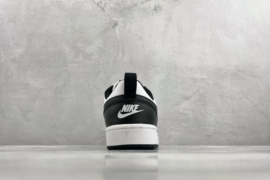 140 全新渠道特供 Nike Court Borough low 2 黑白 BQ5448-018