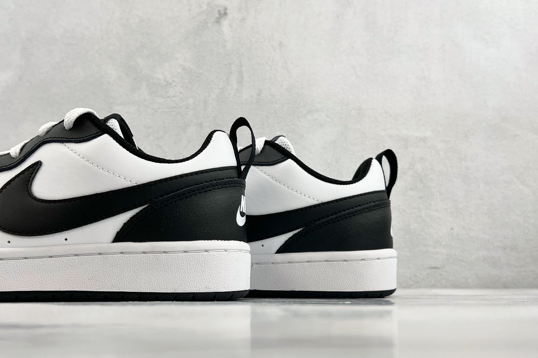 140 全新渠道特供 Nike Court Borough low 2 黑白 BQ5448-018