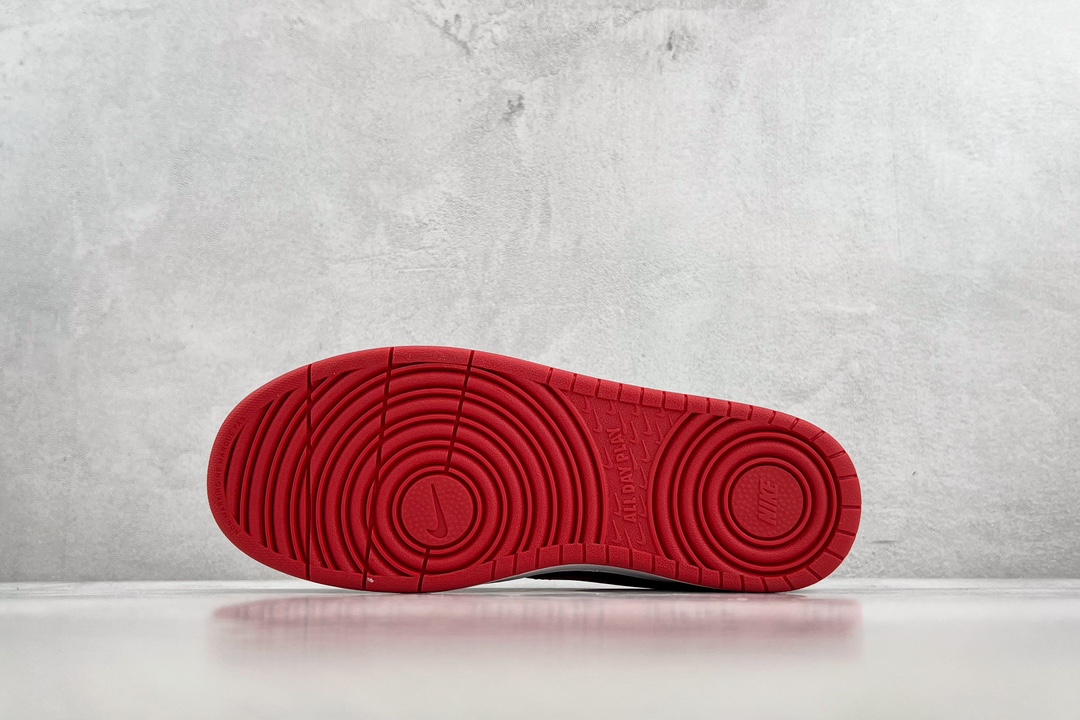 140 全新渠道特供 Nike Court Borough Low 2 GS 黑红 BQ5448-007