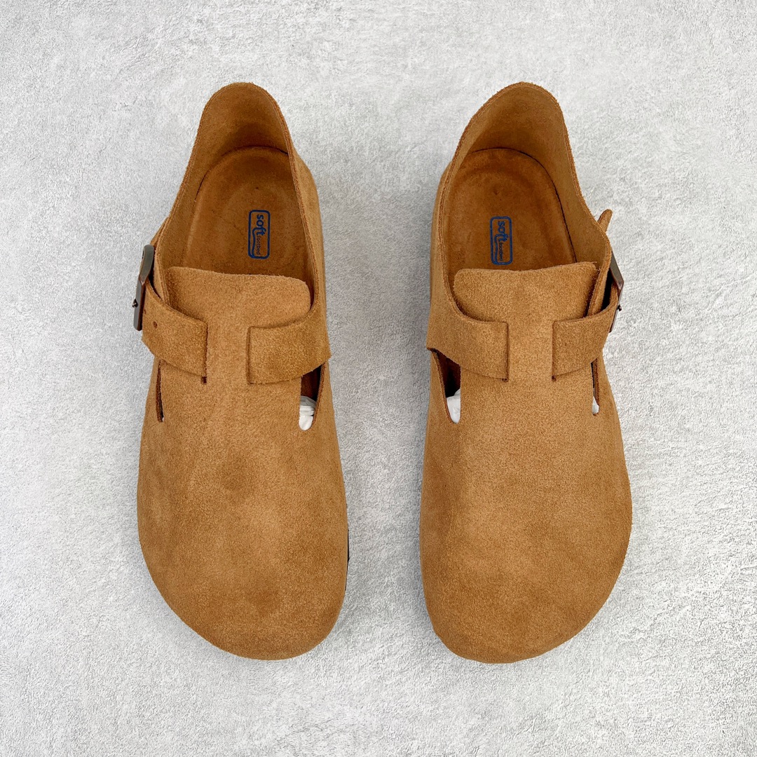 图片[2]-零售💰270 ＃DC Birkenstock London 系列勃肯皮革绒面双扣时尚休闲平底鞋 牛皮绒面革质地柔软 搭配可调节鞋扣提升穿着舒适度 人体工学设计分散脚部压力 保护脚踝 软木乳胶鞋床具有一定的收缩性 长时间穿着后能贴合脚型 EVA鞋底回弹性和抗张性力高 具有良好的防震、缓冲性  四季皆宜 柔软的鞋床采用额外的泡沫缓冲层 提供额外的舒适感和全天支撑 全网独家首发 源于德国的严谨工艺  牛巴戎面 中层松木 EVA 三层组合大底 优质牛皮面料五金扣 出口订单 尺码：35-44 编码：by2936070-运动鞋