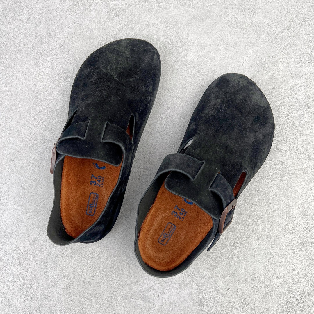 图片[3]-零售💰270 ＃DC Birkenstock London 系列勃肯皮革绒面双扣时尚休闲平底鞋 牛皮绒面革质地柔软 搭配可调节鞋扣提升穿着舒适度 人体工学设计分散脚部压力 保护脚踝 软木乳胶鞋床具有一定的收缩性 长时间穿着后能贴合脚型 EVA鞋底回弹性和抗张性力高 具有良好的防震、缓冲性  四季皆宜 柔软的鞋床采用额外的泡沫缓冲层 提供额外的舒适感和全天支撑 全网独家首发 源于德国的严谨工艺  牛巴戎面 中层松木 EVA 三层组合大底 优质牛皮面料五金扣 出口订单 尺码：35-44 编码：by2936070-运动鞋