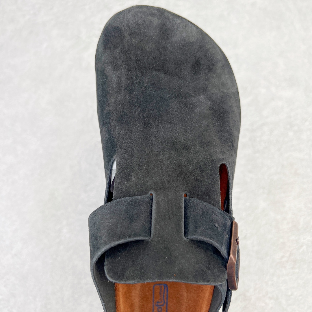 图片[4]-零售💰270 ＃DC Birkenstock London 系列勃肯皮革绒面双扣时尚休闲平底鞋 牛皮绒面革质地柔软 搭配可调节鞋扣提升穿着舒适度 人体工学设计分散脚部压力 保护脚踝 软木乳胶鞋床具有一定的收缩性 长时间穿着后能贴合脚型 EVA鞋底回弹性和抗张性力高 具有良好的防震、缓冲性  四季皆宜 柔软的鞋床采用额外的泡沫缓冲层 提供额外的舒适感和全天支撑 全网独家首发 源于德国的严谨工艺  牛巴戎面 中层松木 EVA 三层组合大底 优质牛皮面料五金扣 出口订单 尺码：35-44 编码：by2936070-运动鞋