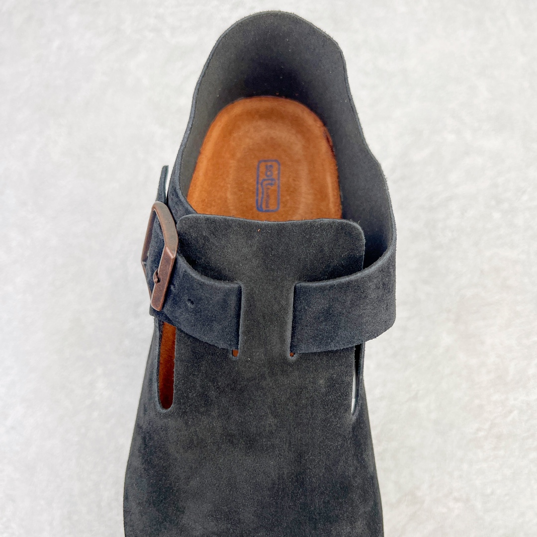 图片[5]-零售💰270 ＃DC Birkenstock London 系列勃肯皮革绒面双扣时尚休闲平底鞋 牛皮绒面革质地柔软 搭配可调节鞋扣提升穿着舒适度 人体工学设计分散脚部压力 保护脚踝 软木乳胶鞋床具有一定的收缩性 长时间穿着后能贴合脚型 EVA鞋底回弹性和抗张性力高 具有良好的防震、缓冲性  四季皆宜 柔软的鞋床采用额外的泡沫缓冲层 提供额外的舒适感和全天支撑 全网独家首发 源于德国的严谨工艺  牛巴戎面 中层松木 EVA 三层组合大底 优质牛皮面料五金扣 出口订单 尺码：35-44 编码：by2936070-运动鞋