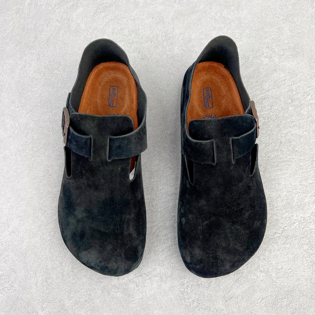 图片[2]-零售💰270 ＃DC Birkenstock London 系列勃肯皮革绒面双扣时尚休闲平底鞋 牛皮绒面革质地柔软 搭配可调节鞋扣提升穿着舒适度 人体工学设计分散脚部压力 保护脚踝 软木乳胶鞋床具有一定的收缩性 长时间穿着后能贴合脚型 EVA鞋底回弹性和抗张性力高 具有良好的防震、缓冲性  四季皆宜 柔软的鞋床采用额外的泡沫缓冲层 提供额外的舒适感和全天支撑 全网独家首发 源于德国的严谨工艺  牛巴戎面 中层松木 EVA 三层组合大底 优质牛皮面料五金扣 出口订单 尺码：35-44 编码：by2936070-运动鞋