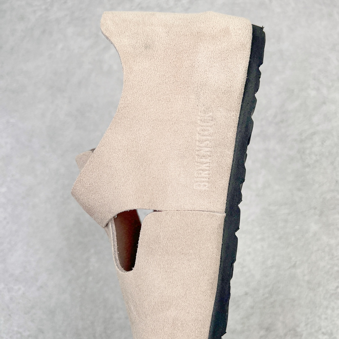 图片[7]-零售💰270 ＃DC Birkenstock London 系列勃肯皮革绒面双扣时尚休闲平底鞋 牛皮绒面革质地柔软 搭配可调节鞋扣提升穿着舒适度 人体工学设计分散脚部压力 保护脚踝 软木乳胶鞋床具有一定的收缩性 长时间穿着后能贴合脚型 EVA鞋底回弹性和抗张性力高 具有良好的防震、缓冲性  四季皆宜 柔软的鞋床采用额外的泡沫缓冲层 提供额外的舒适感和全天支撑 全网独家首发 源于德国的严谨工艺  牛巴戎面 中层松木 EVA 三层组合大底 优质牛皮面料五金扣 出口订单 尺码：35-44 编码：by2936070-运动鞋