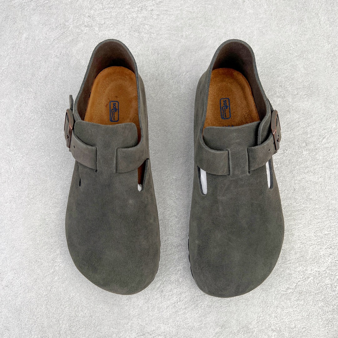 图片[2]-零售💰270 ＃DC Birkenstock London 系列勃肯皮革绒面双扣时尚休闲平底鞋 牛皮绒面革质地柔软 搭配可调节鞋扣提升穿着舒适度 人体工学设计分散脚部压力 保护脚踝 软木乳胶鞋床具有一定的收缩性 长时间穿着后能贴合脚型 EVA鞋底回弹性和抗张性力高 具有良好的防震、缓冲性  四季皆宜 柔软的鞋床采用额外的泡沫缓冲层 提供额外的舒适感和全天支撑 全网独家首发 源于德国的严谨工艺  牛巴戎面 中层松木 EVA 三层组合大底 优质牛皮面料五金扣 出口订单 尺码：35-44 编码：by2936070-运动鞋