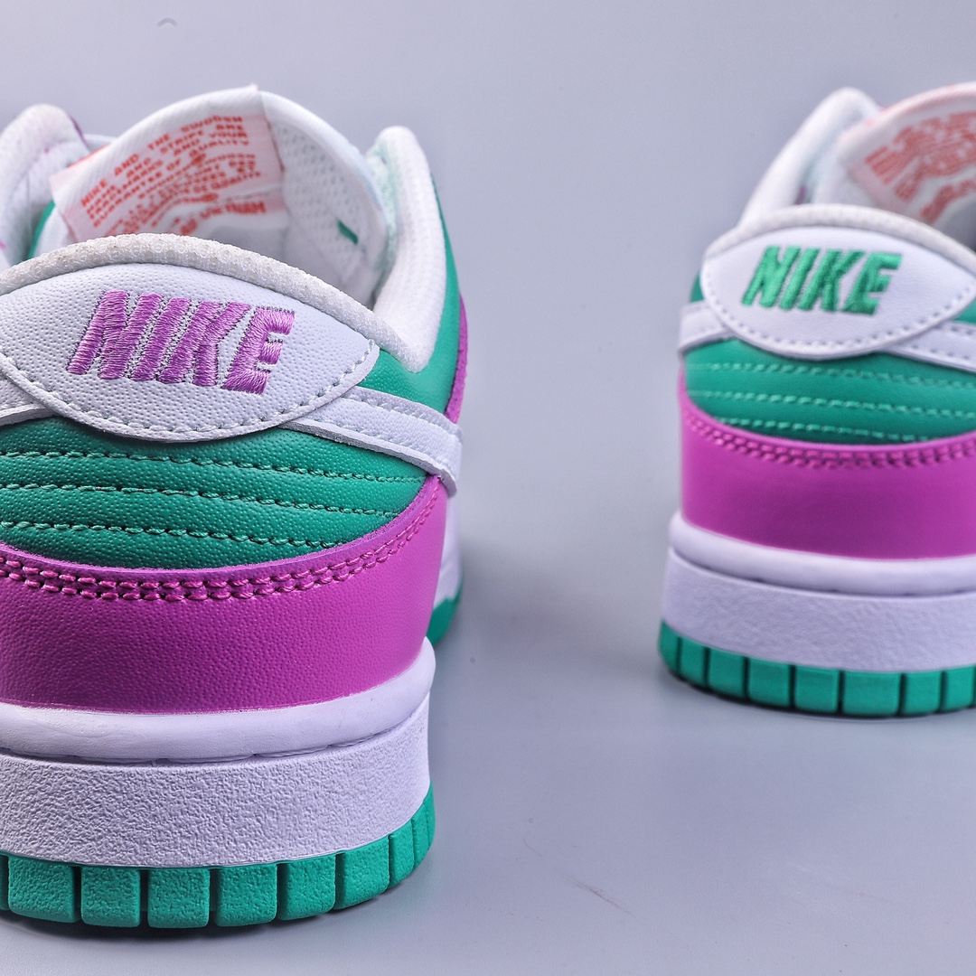 F version Nike SB Zoom Dunk Low purple and green sneakers FD9924-311