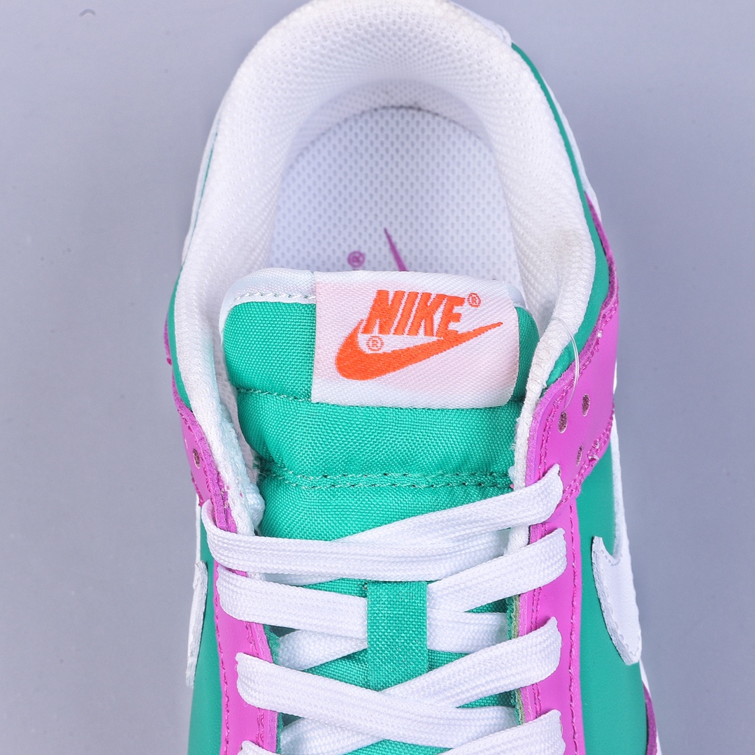 F version Nike SB Zoom Dunk Low purple and green sneakers FD9924-311