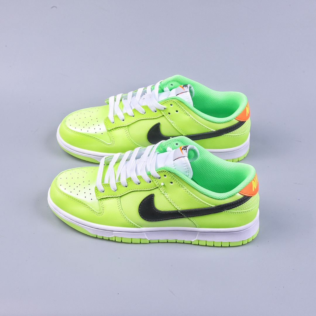 200 F版Nike SB Zoom Dunk Low荧光绿板鞋 FJ4610-702